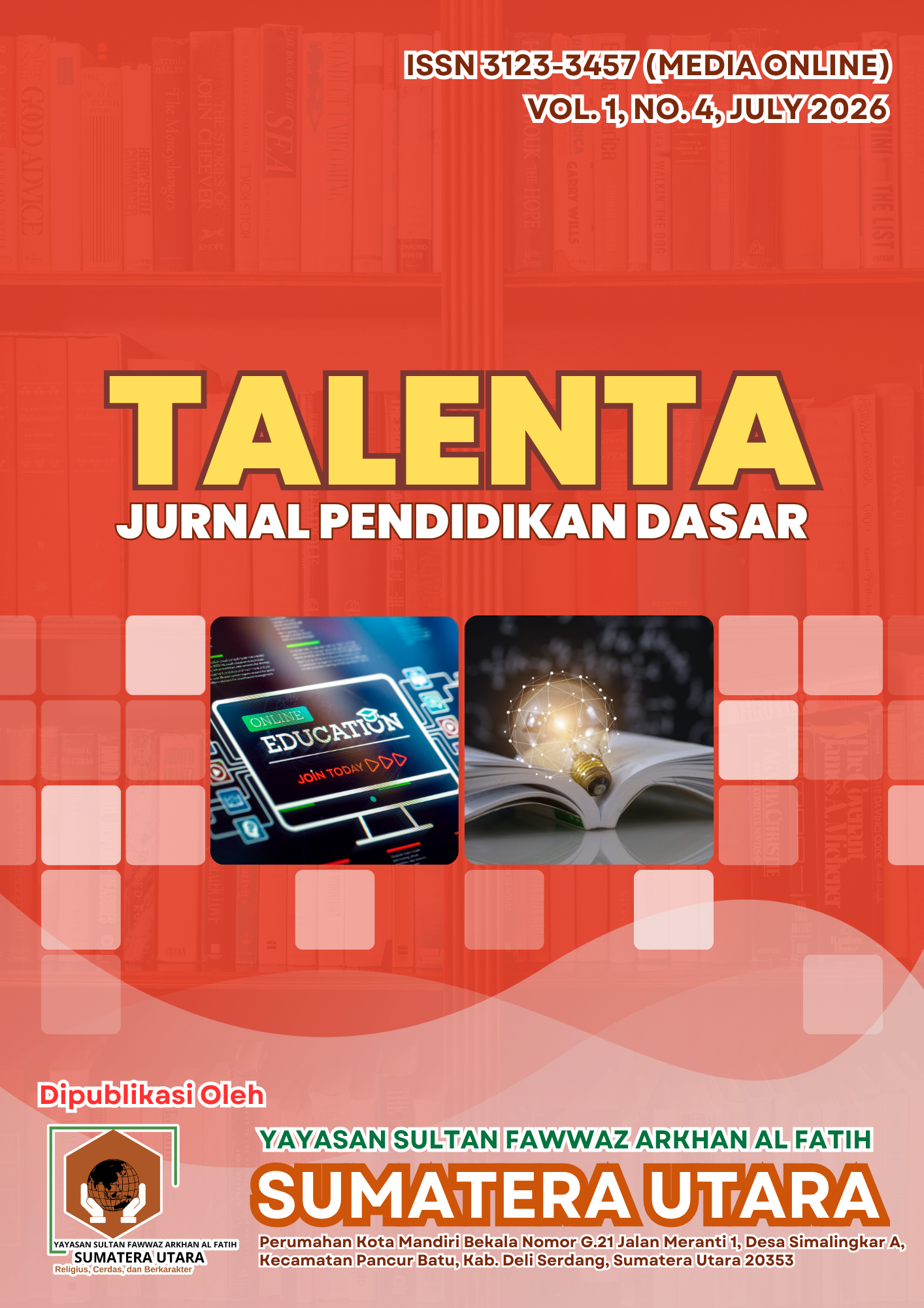 					View Vol. 1 No. 4 (2026): TALENTA: Jurnal Pendidikan Dasar (July)
				